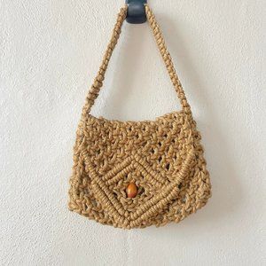 Vintage Macrame Purse